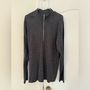 Lululemon Metal Tech Vent Midweight Half Zip Graphite Grey (XL)